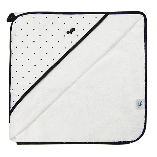Little Turtle Baby, Hooded Towel, Soft on babies` skin, 100% Cotton Terry towelling and Cotton Jersey Towelling lined hood for extra comfort and absorbency, Traditional square style; size – 80cm x 80cm